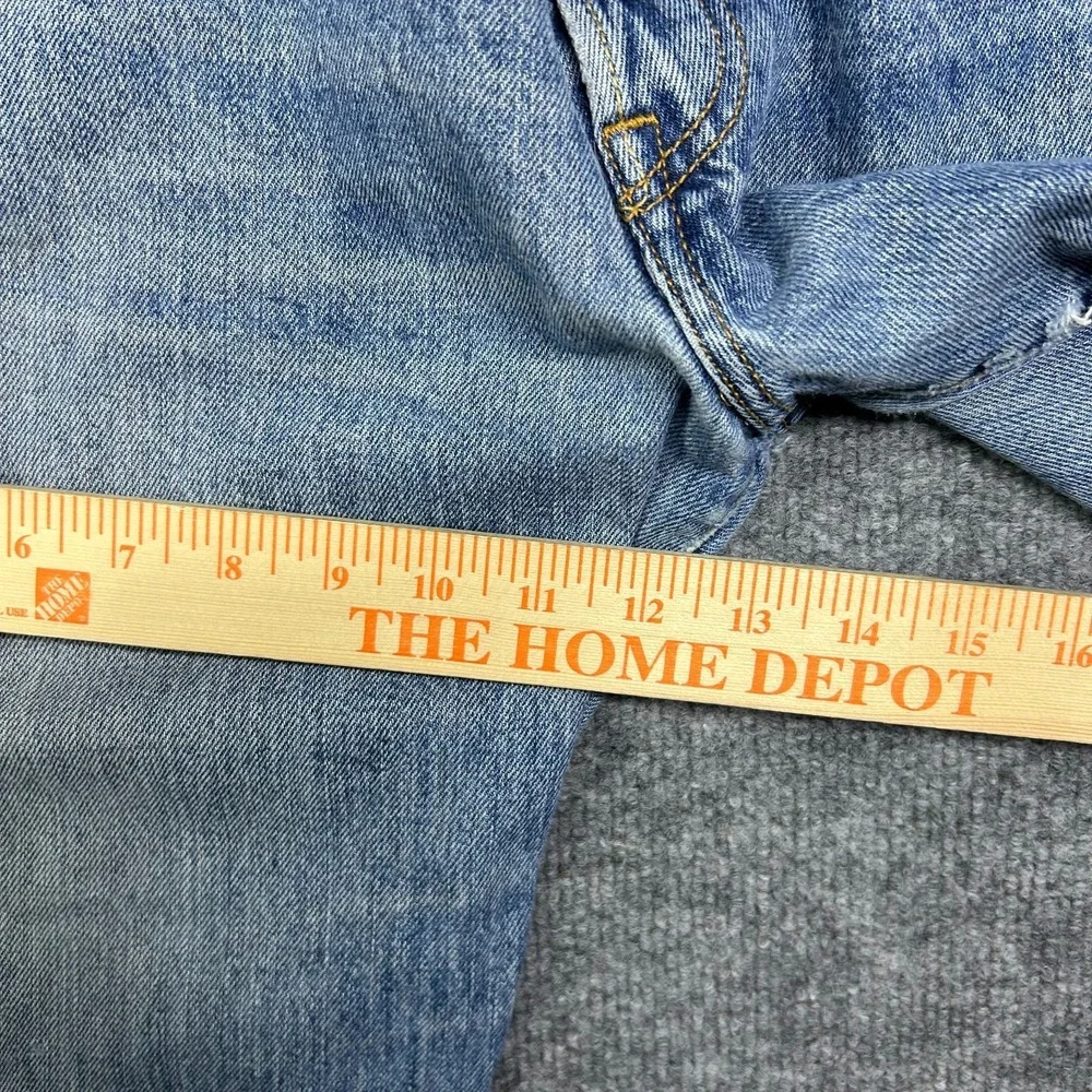Levi's 501 Straight Jeans Men's Black Denim‎ Button Fly Classic 37X30 - Flaws